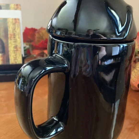 Rae Dunn Black Spooky Halloween Topper Mug - Picture 12 of 13